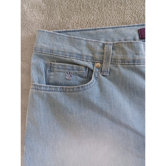 Gloria Vanderbilt Amanda Jeans Petite Striped Denim Comfort Fit Size 14P Casual - Picture 6 of 13